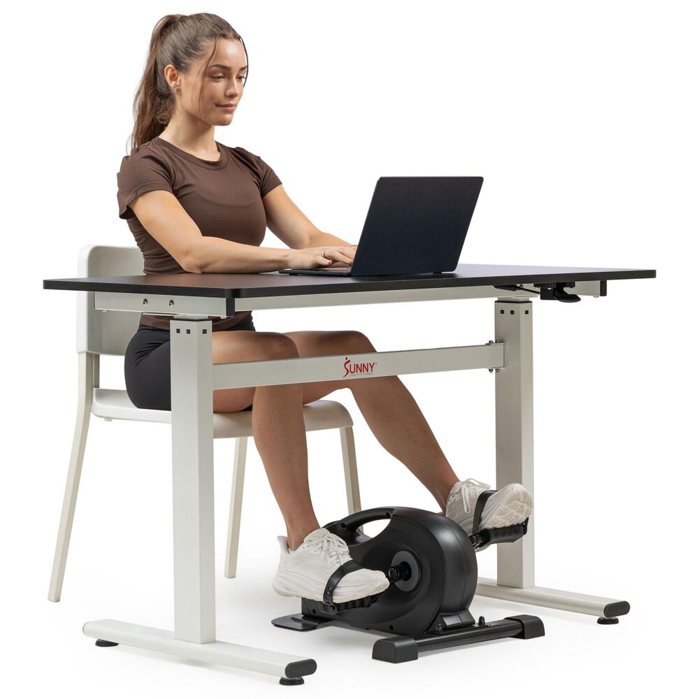 Sunny Health &amp; Fitness Smart Under Desk Cycle in Black, , large