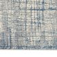 Nourison Rush 5"3" x 7"3" Ivory and Blue Area Rug, , large