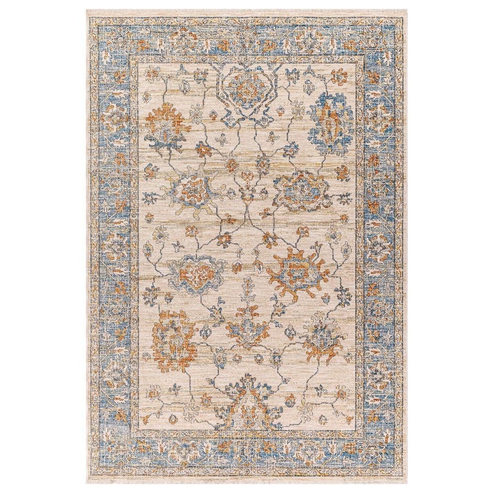 Surya Chicago CHG2311 6&#39;7&quot; Round Light Beige, Slate, Mustard, Black, Blue, Light Grey Area Rug, , large