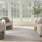 Nourison Exhale 7"10" x 9"10" Ivory and Grey Area Rug, , large