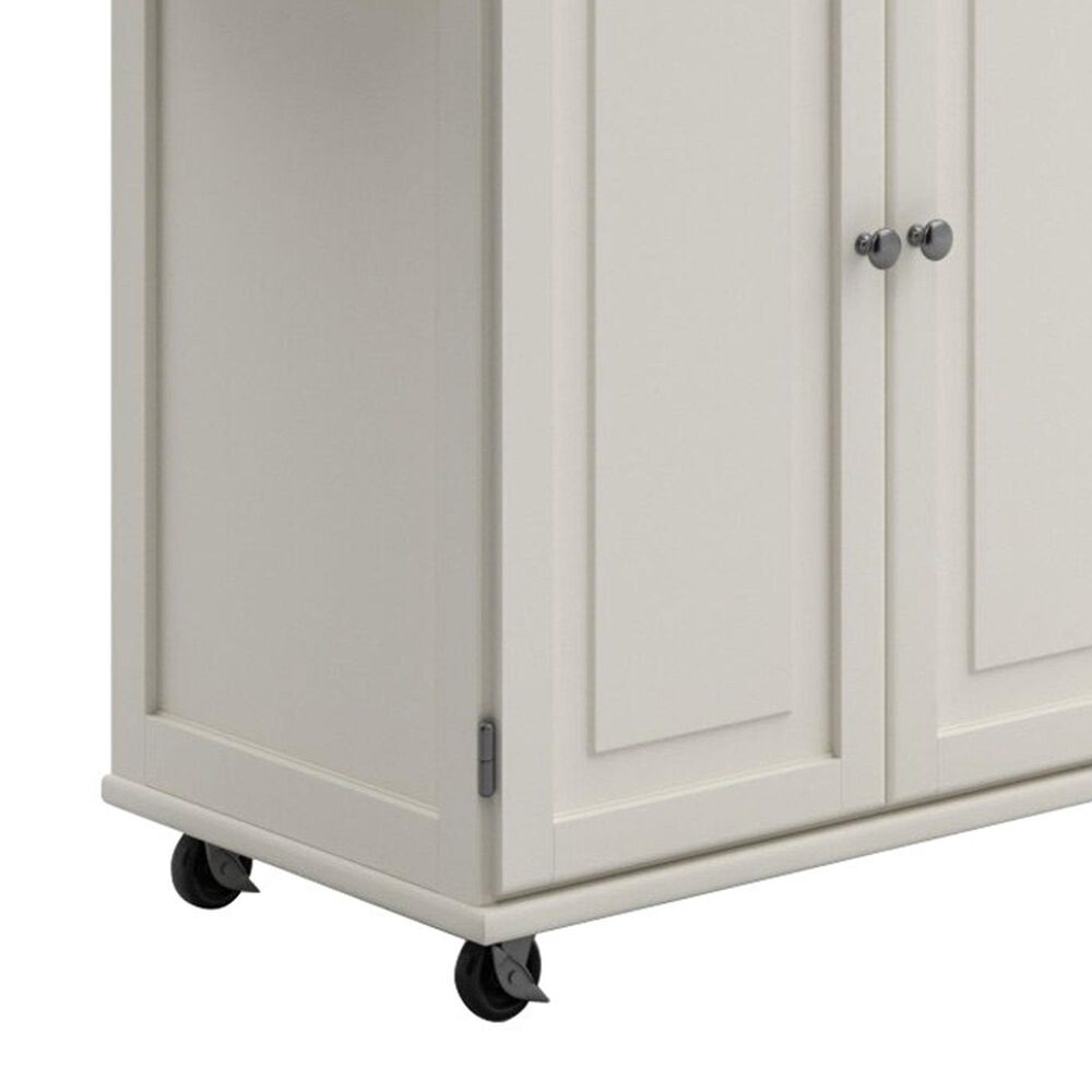 Homestyles Dolly Madison Kitchen Cart in Off-White, , large