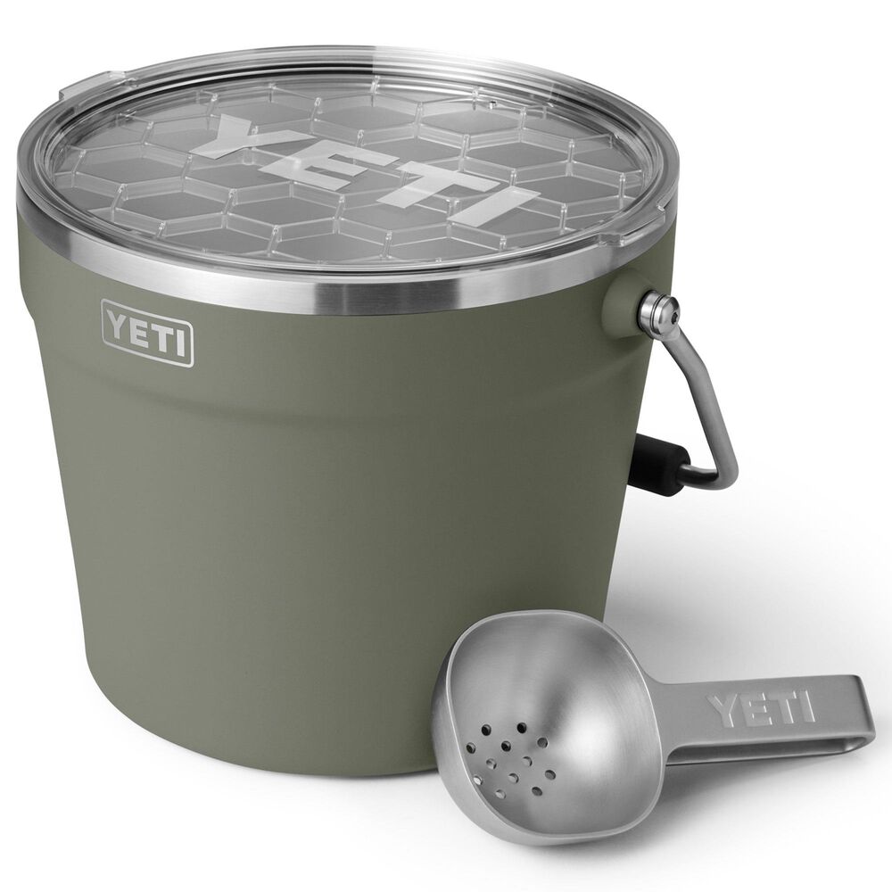 YETI Rambler Beverage Bucket in Pampa Green, , large