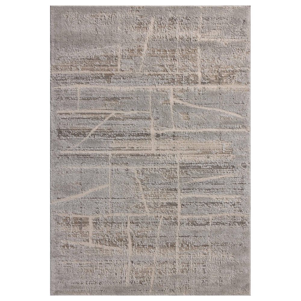 Amber Lewis x Loloi Monty 7"10" x 10" Natural and Mist Area Rug, , large