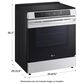 LG 6.3 Cu. Ft. Smart Induction Slide-in Range with Convection in PrintProof Stainless Steel, , large