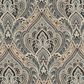 J. Queen New York Maren 100" x 84" Window Panel Pair in Antique Gold, Beige and Chocolate, , large