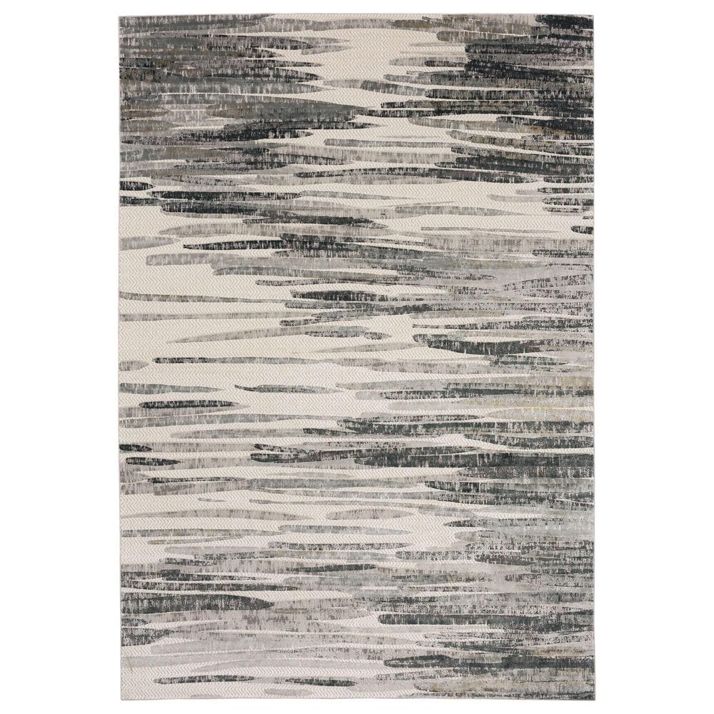 Karastan Tryst Abruzzi 8" x 11" Granite Area Rug, , large