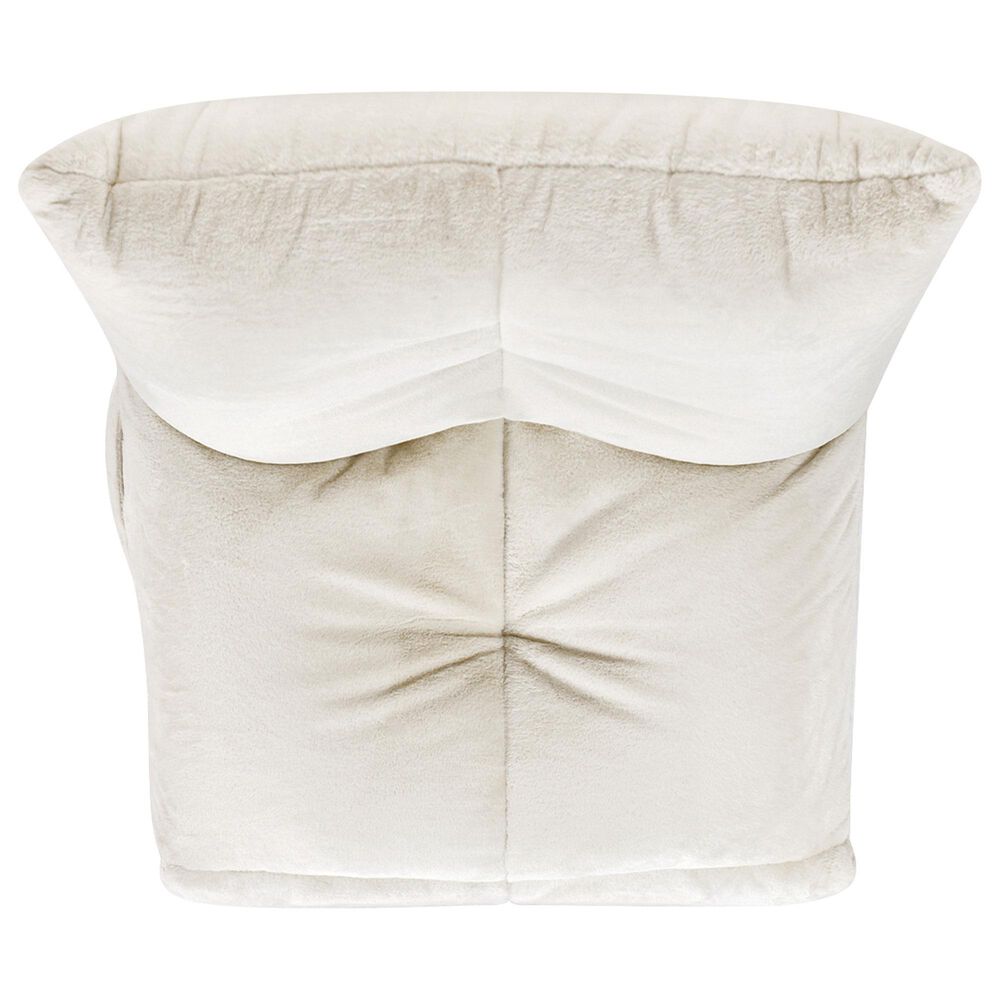 Jennifer Taylor Home Rearden Manual Swivel Glider Recliner in Pearl White, , large