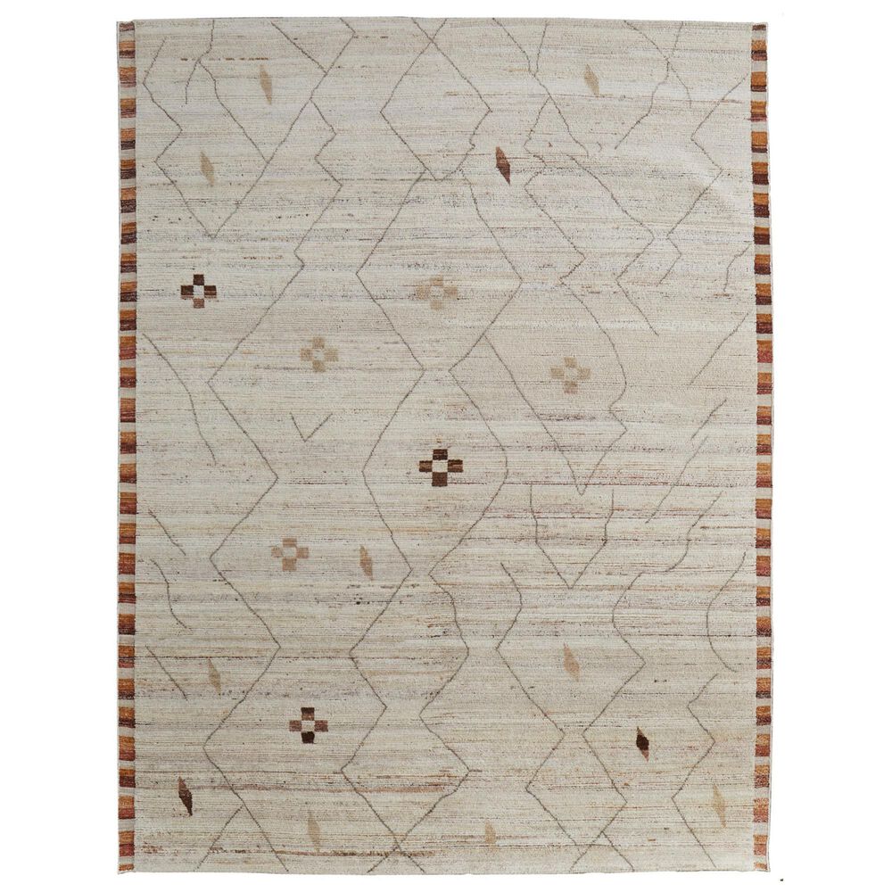 Feizy Kasbah 69G0F 7"9" x 9"9" Beige and Multicolor Area Rug, , large