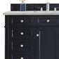 James Martin Vanities Brittany 48" Single Bathroom Vanity in Victory Blue with 3 cm Eternal Jasmine Pearl Silestone Top, Rectangular Sink and FreePower Wireless Charger, , large