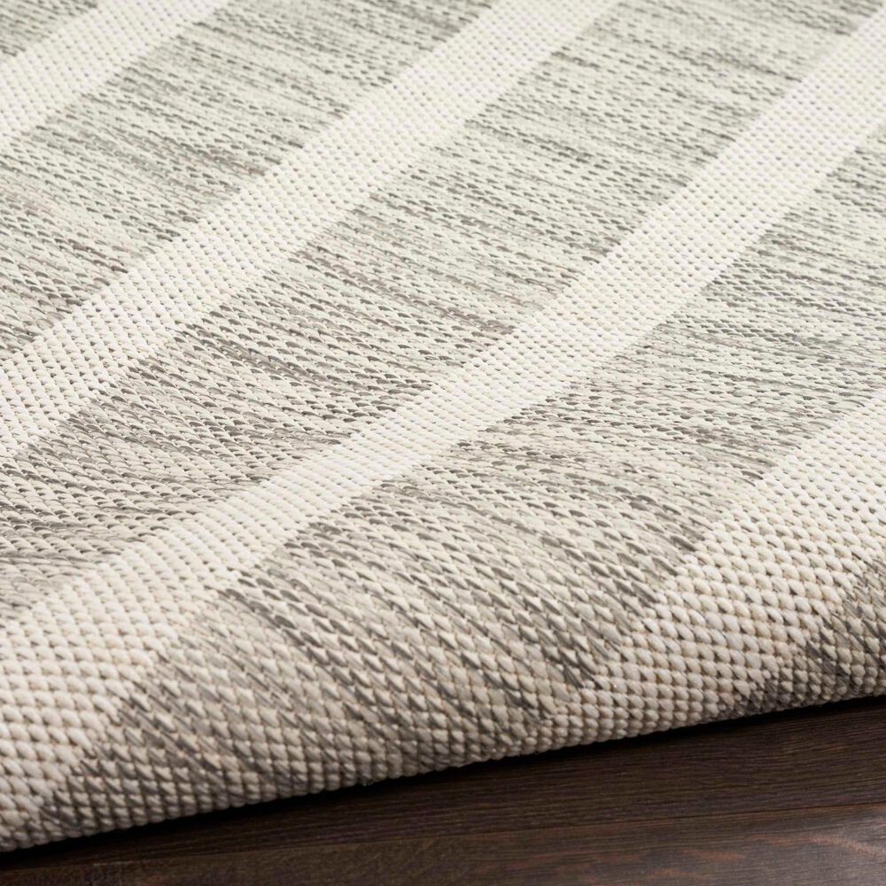 Nourison Positano POS03 Grey and Ivory 9&#39; x 12&#39; Indoor/Outdoor Area Rug, , large