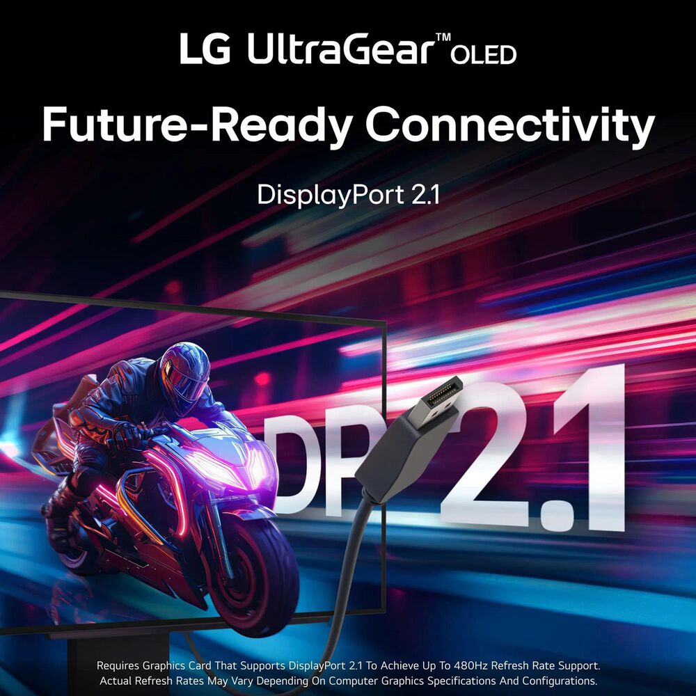 LG 27&#39;&#39; UltraGear OLED QHD Display Gaming Monitor in Black, , large