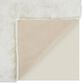 Feizy Luxe Velour White 4" x 6" Area Rug, , large