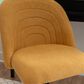 Linon Home Decor Skyla Swivel Office Chair in Yellow, , large