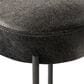 Four Hands Nocona Counter Stool in Gunmetal and Natural Hide in Black, , large