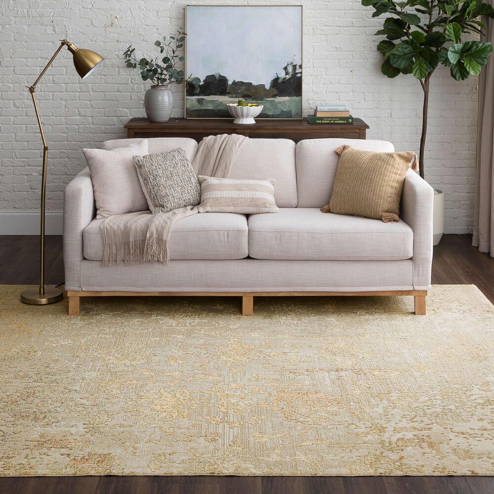 Karastan Memento Reflection 10&#39; x 14&#39; Beige Area Rug, , large