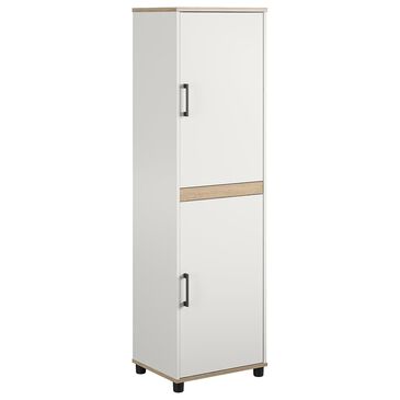 DHP Mirra 2-Door Kitchen Pantry Cabinet in White, , large