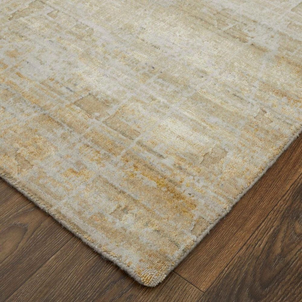 Feizy Eastfield 69FPF 3&#39; x 5&#39; Gold and Ivory Area Rug, , large
