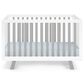 Hearth and Haven Livia 3-In-1 Convertible Island Crib in White and Gray, , large
