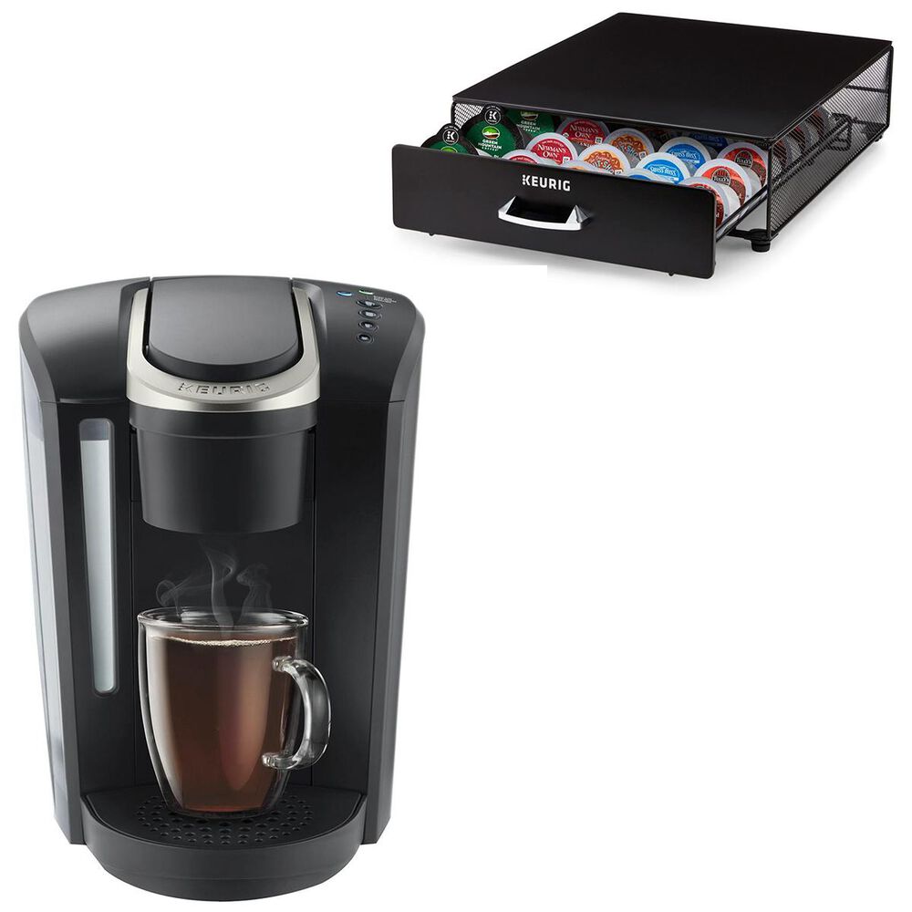 Keurig K-Select Single Serve Coffee Maker With a Rolling Storage Drawer, , large