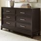 Ashley Neymorton 6-Drawer Dresser in Dark Grayish Brown, , large