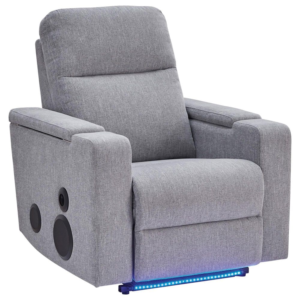 Ashley Pineland Power Glider Recliner in Pewter, , large