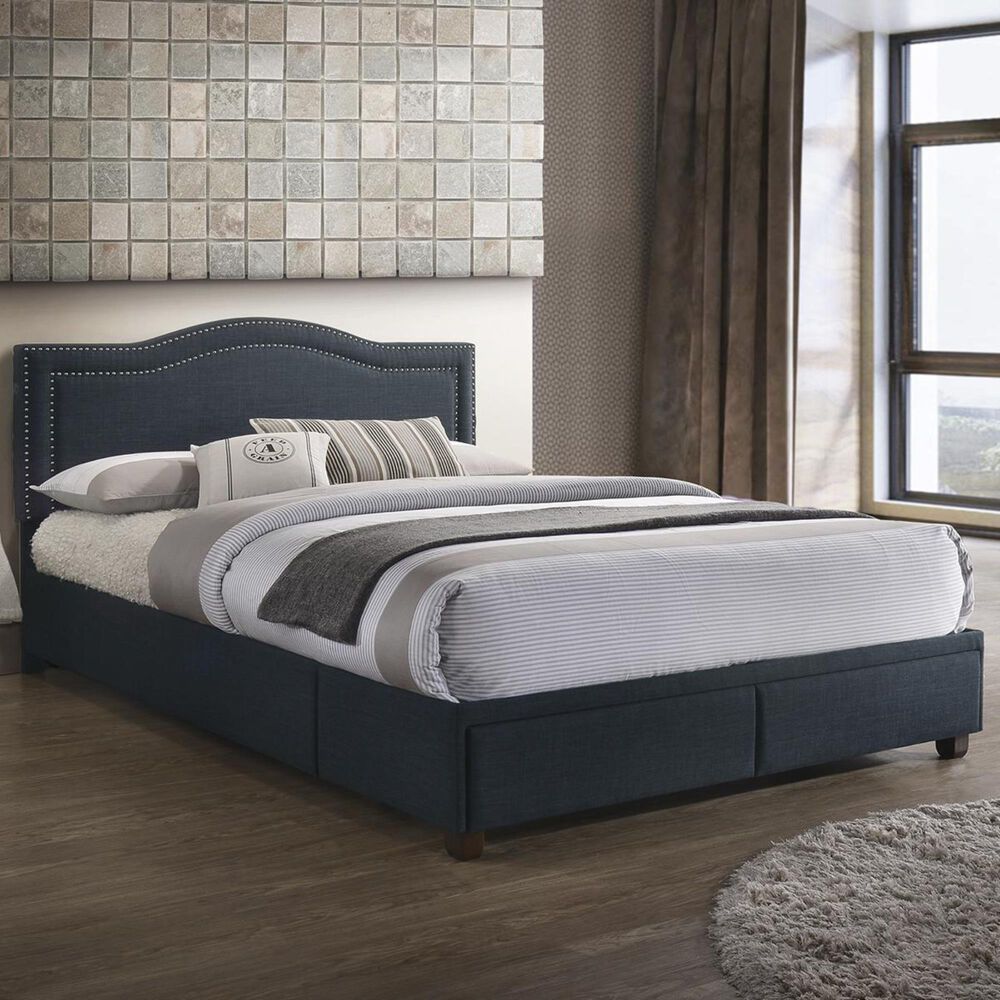 Accentric Approach Accentric Accents Queen Storage Bed with USB Charging, , large