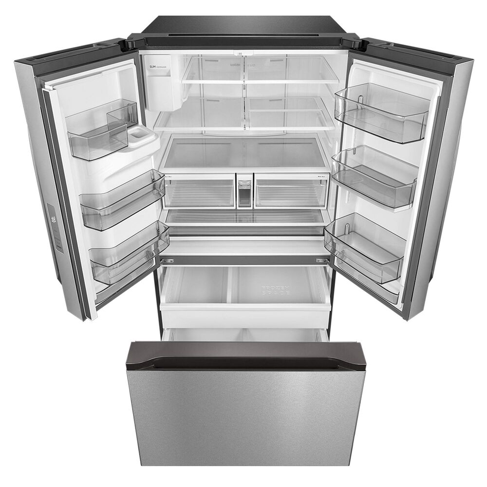 Midea 29.3 Cu. Ft. French Door Refrigerator in Stainless Steel, , large