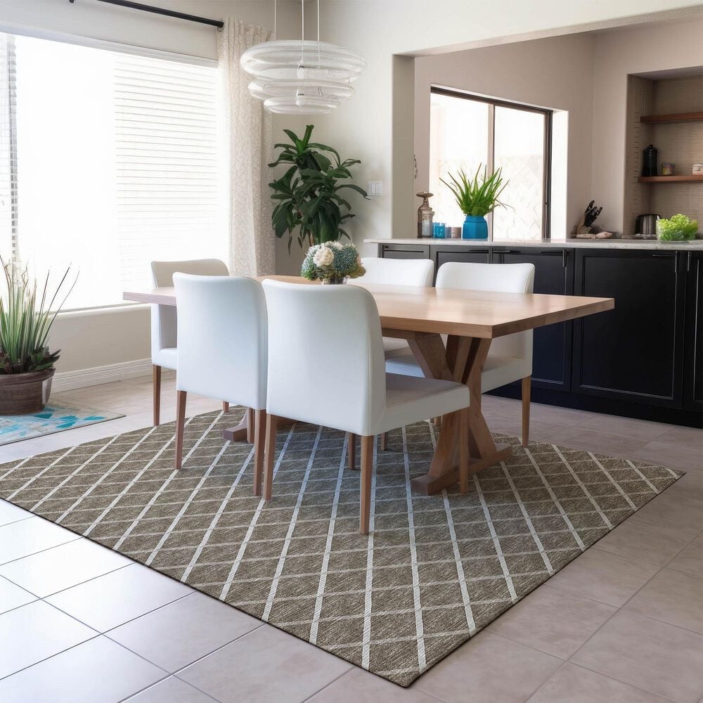 Dalyn Rug Company York 5&#39; x 7&#39;6&quot; Taupe Indoor/Outdoor Area Rug, , large