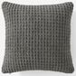 Sunday Citizen Snug Waffle 20" Square Throw Pillow in Granite, , large