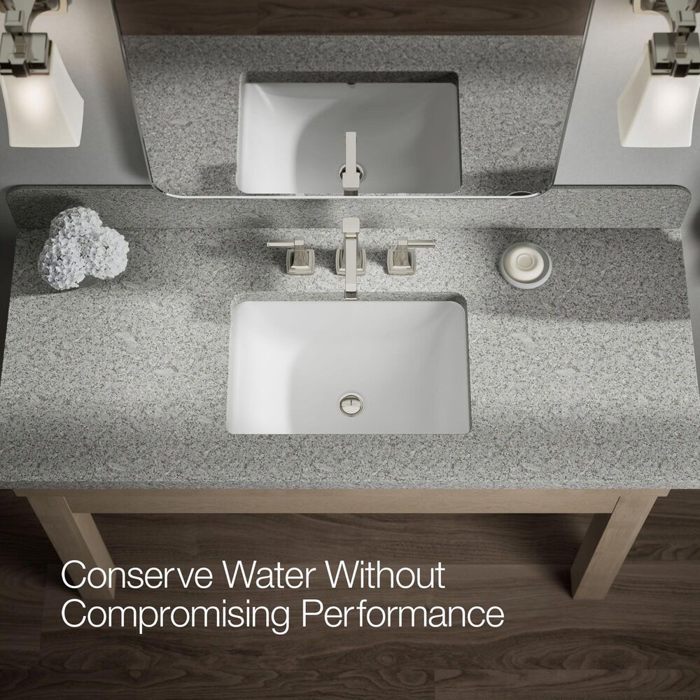 Kohler Riff Widespread Bathroom Sink Faucet in Vibrant Polished Nickel, , large