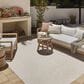 Amber Lewis x Loloi Malibu MAB-05 5"1" x 7"7" Ivory and Dove Indoor/Outdoor Area Rug, , large