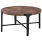 Steve Silver Chevron Coffee Table in Cinnamon and Black, , large