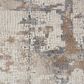 Nourison Rustic Textures RUS06 5"3" x 7"3" Beige and Grey Area Rug, , large