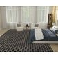 Nourison Twist Reversible 10" x 14" Black Indoor/Outdoor Area Rug, , large