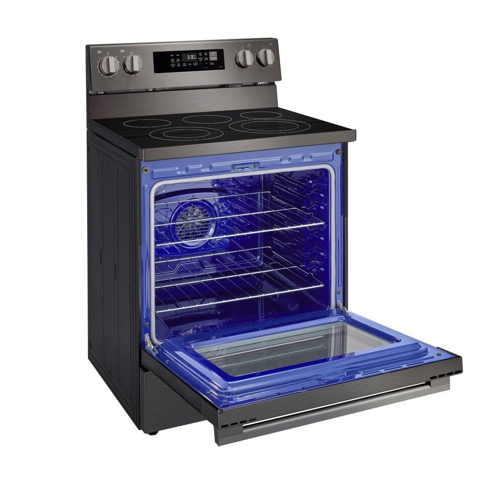 LG 6.3 Cu. Ft. Freestanding Electric Range in Black Stainless Steel, , large