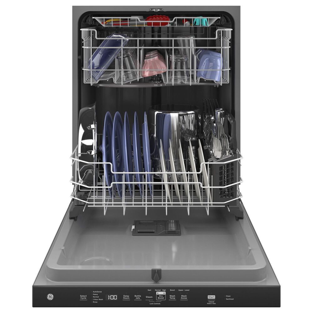 GE Appliances 24" BuiltIn Pocket Handle Dishwasher with 3Rack in