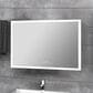 Lexora Home Aurorium 32" x 24" LED Vanity Mirror in White, , large