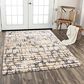 RIZZY Bolero 5" x 8" Dark Slate Gray, Beige and Ivory Area Rug, , large