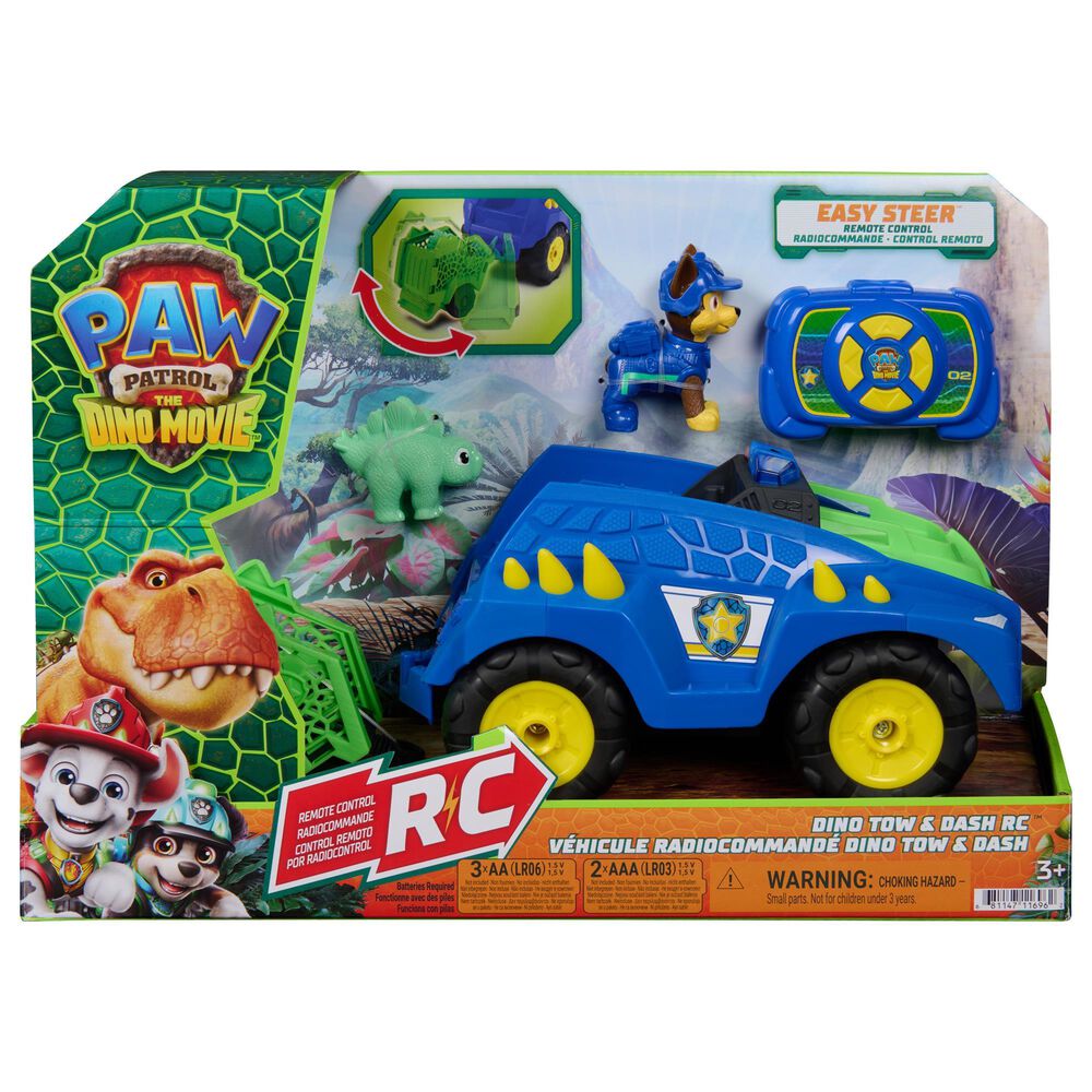 PAW Patrol Dino Tow and Rush RC Vehicle, , large