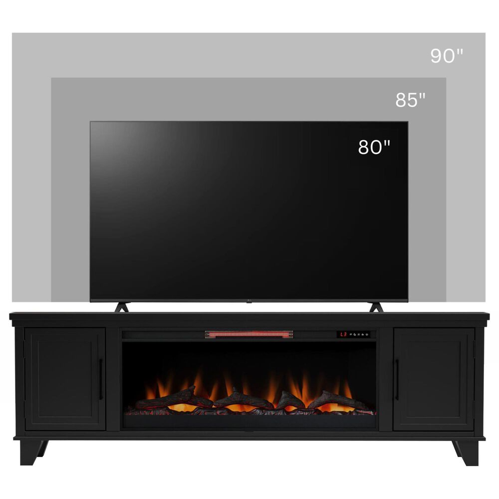 Legends Home Sonoma 78" Fireplace Console in Seal Skin, , large