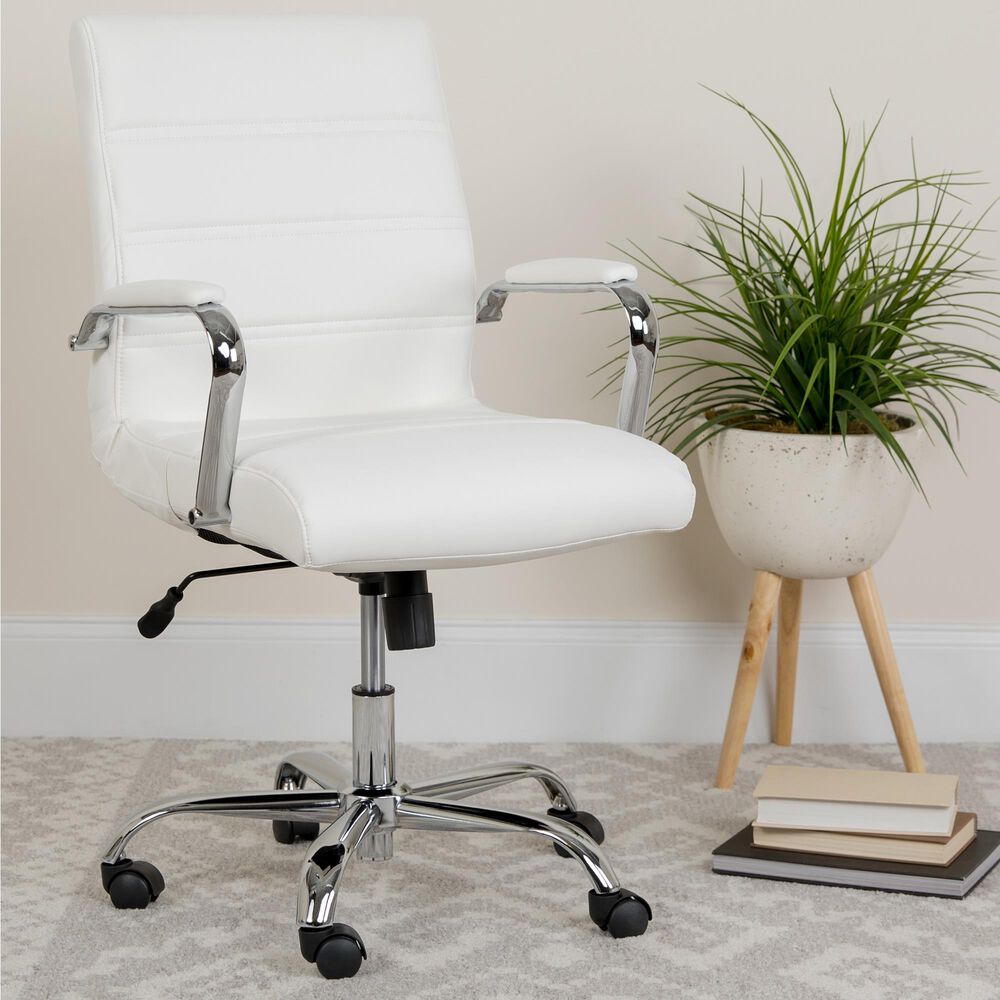 Flash Furniture Annabel Chair in White, , large