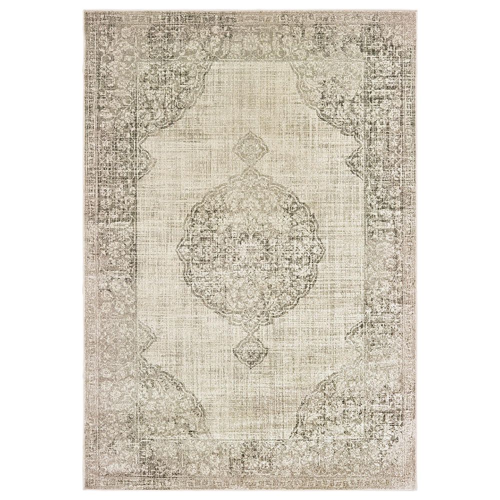 Oriental Weavers Raleigh 99D 9"10" x 12"10" Ivory Area Rug, , large