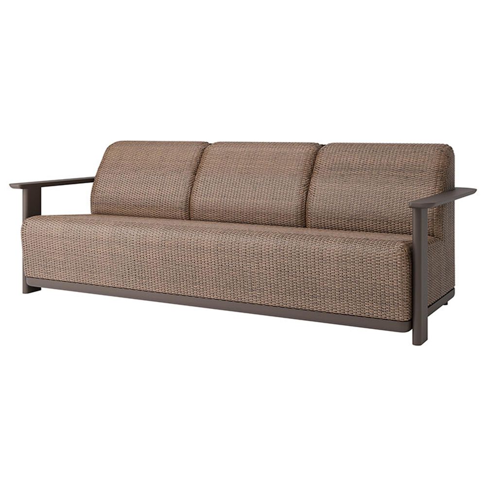 Ebel Outdoor Furniture Corte Outdoor Padded Sofa in Hazel and Cocoa, , large