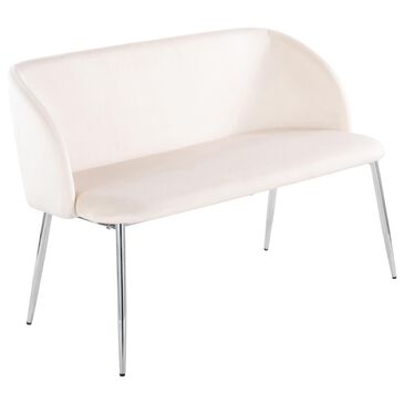 Lumisource Luna Bench in Cream, , large