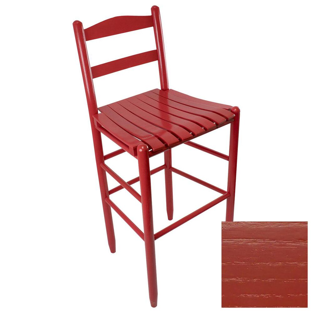 Lakeside Penrose Ladderback Barstool in Sienna Red, , large