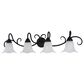 Vaxcel Bella 4-Light Bathroom Vanity Fixture in Matte Black, , large