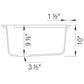 Blanco Diamond 1-3/4 Double Bowl Dual Mount Kitchen Sink in Soft White, , large