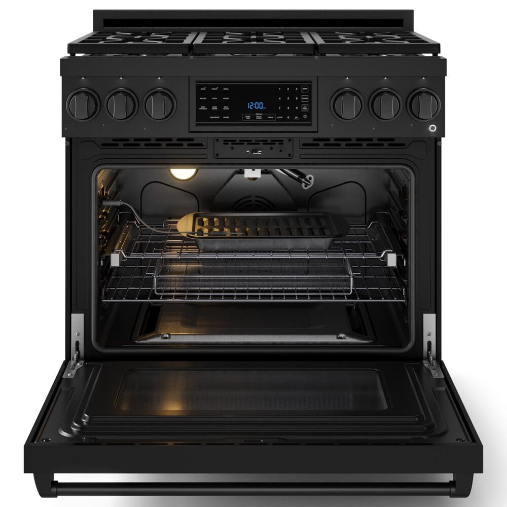 Thor Kitchen Gordon Ramsay 6 Cu. Ft. Professional Natural Gas Range in Black, , large