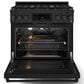 Thor Kitchen Gordon Ramsay 6 Cu. Ft. Professional Natural Gas Range in Black, , large