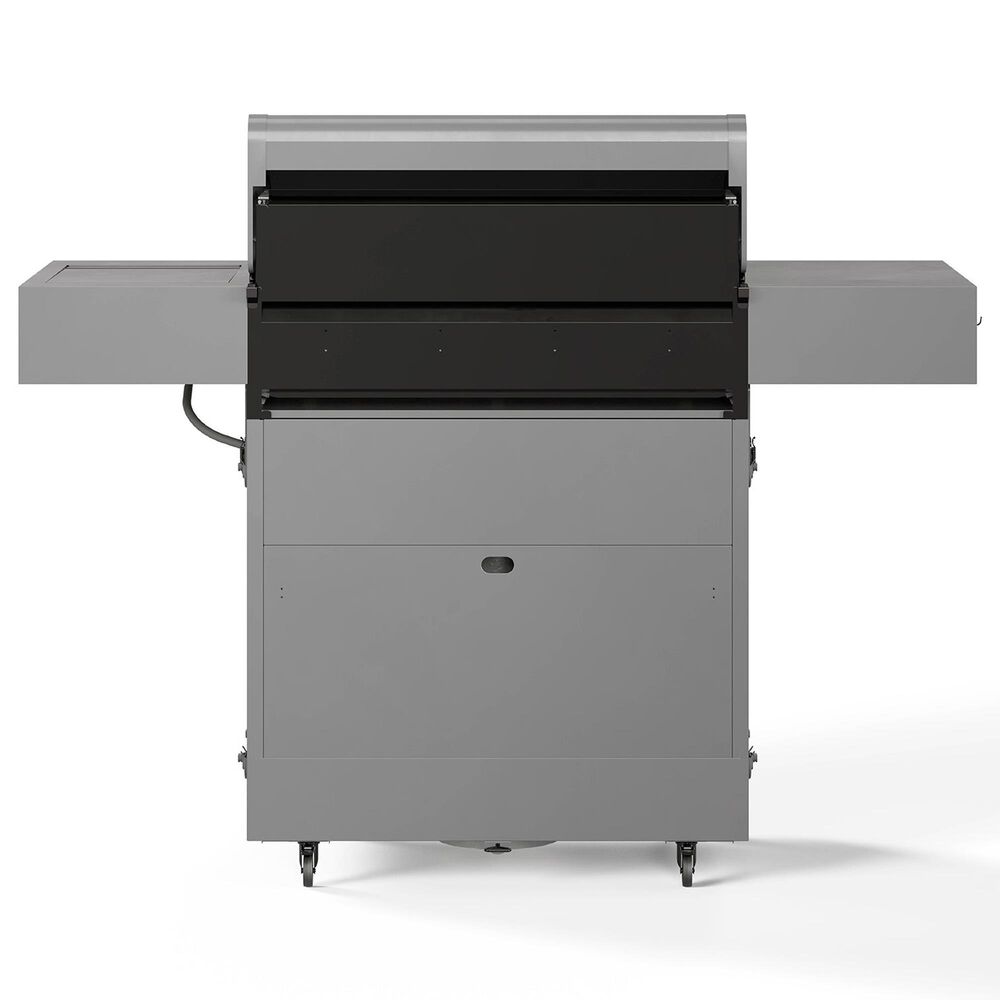 Tytus Anaheim and Emberwood 4-Burner Gas Grill and Grill Prep Cart in Gunmetal Gray, , large